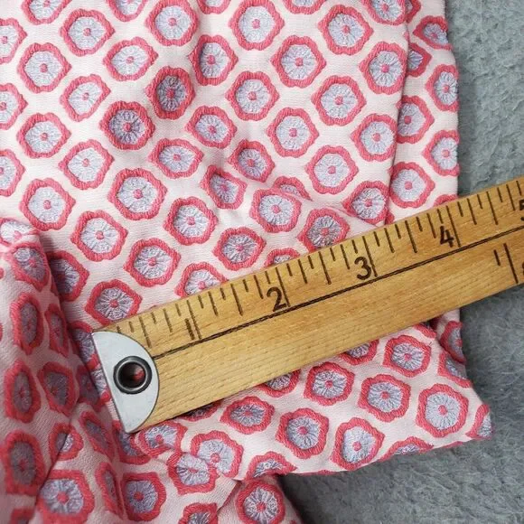 LOFT Ann Taylor Riviera Shorts Womens Multi Geometric Flat Front Slash Pockets - Picture 5 of 6